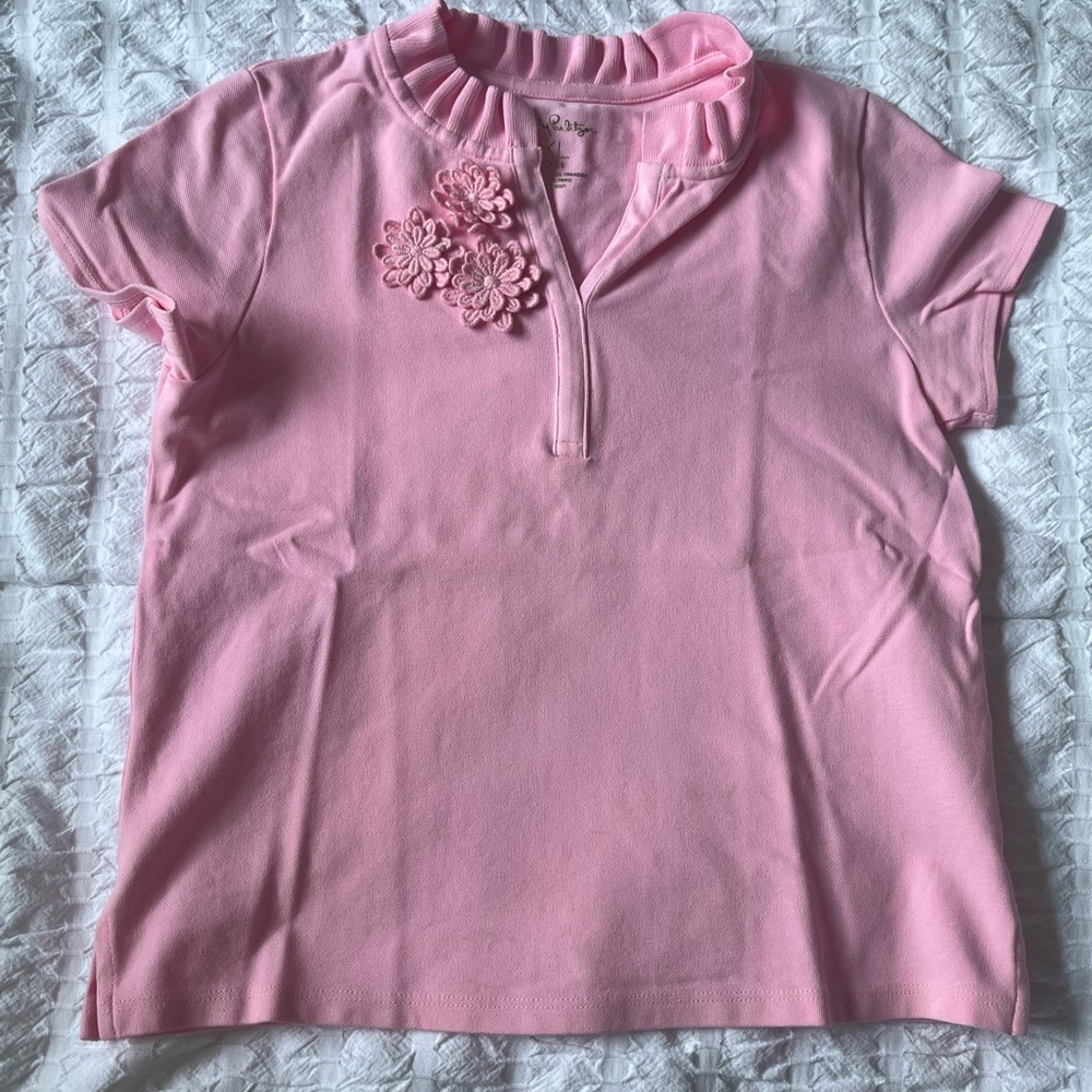 Lilly Pulitzer Pink Polo Shirt